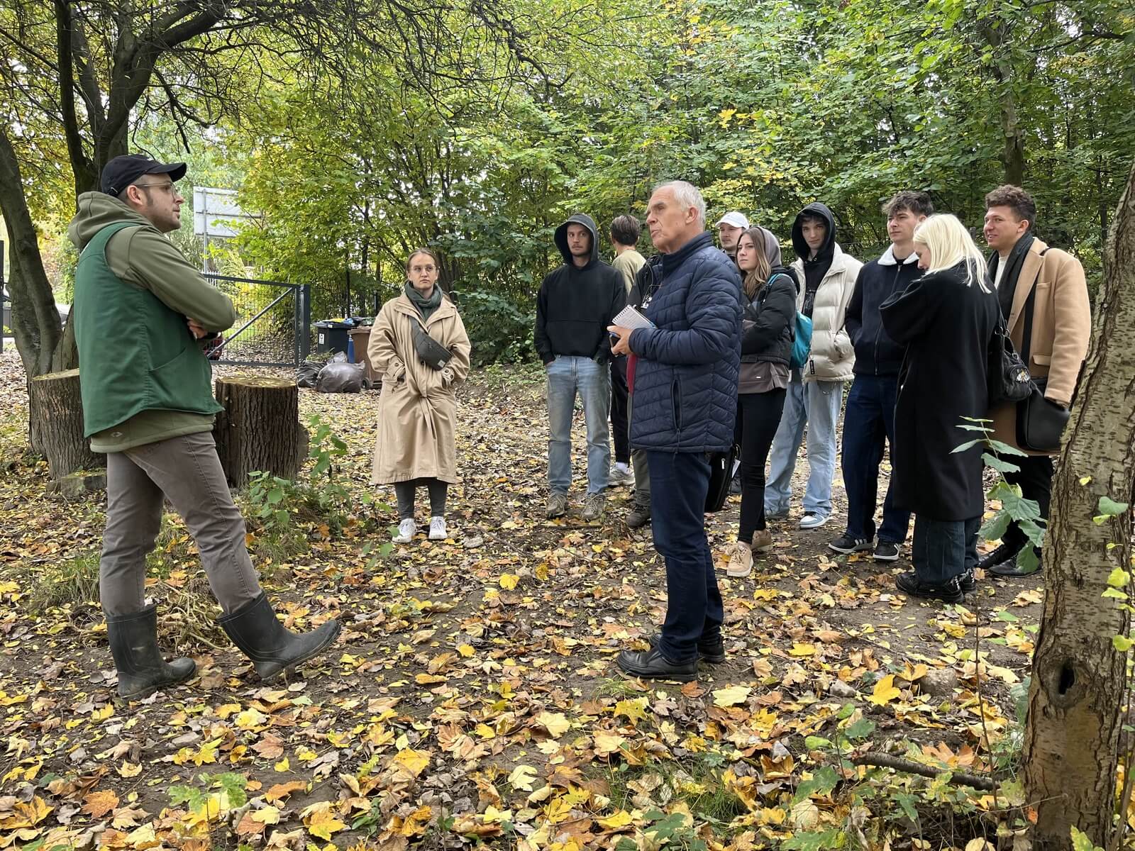 wizytacja studentów ogrodnictwa